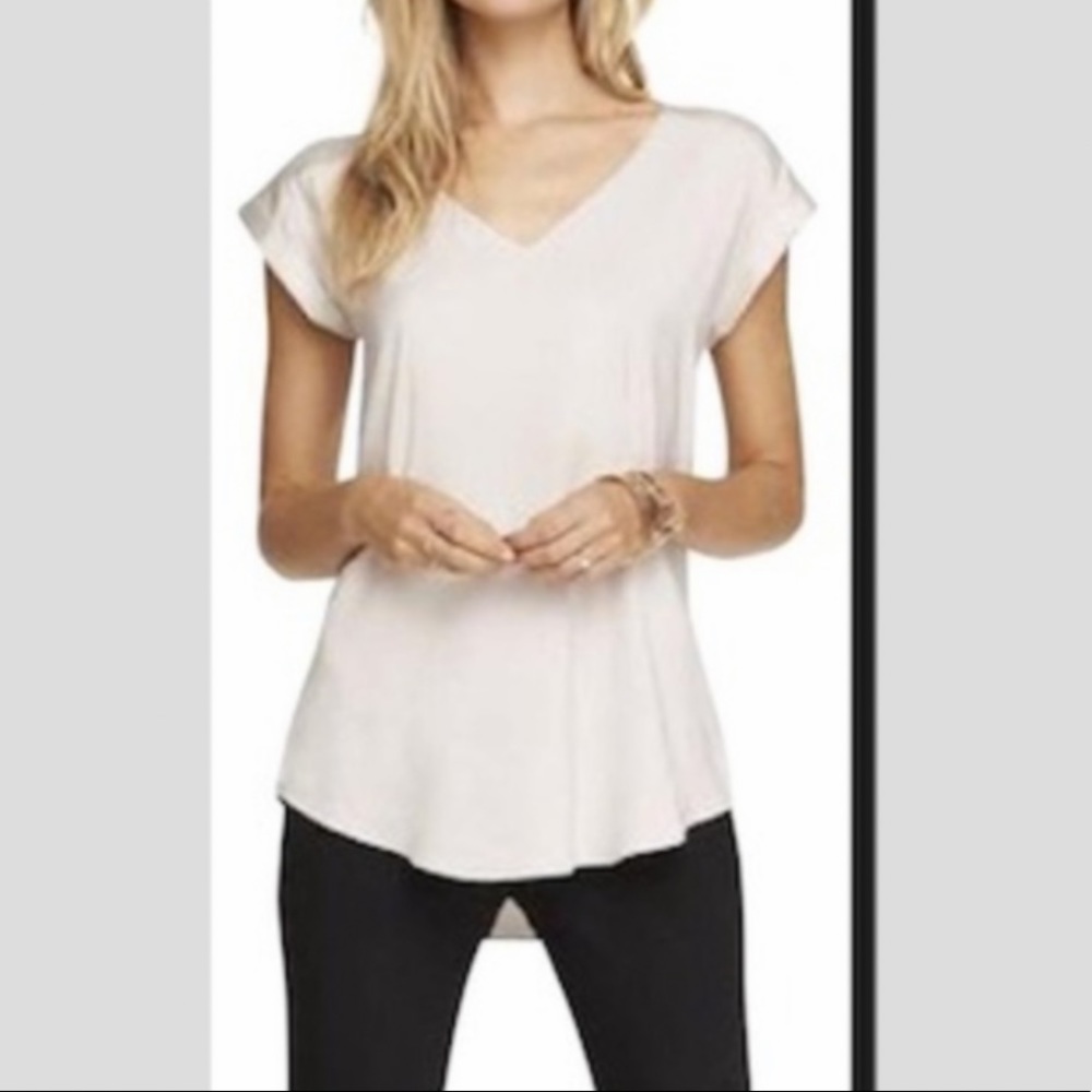 White Satin top / blouse